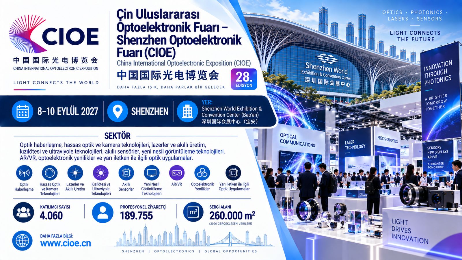 CIOE Çin Uluslararası Optoelektronik Fuarı