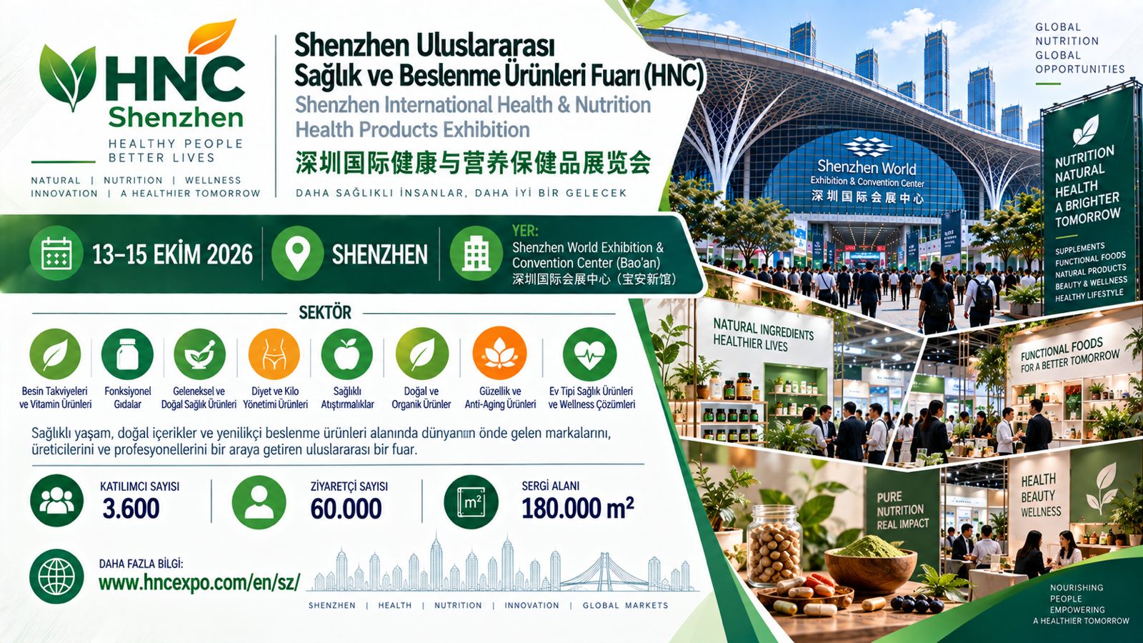 Shenzhen Uluslararası Sağlık ve Beslenme Ürünleri Fuarı