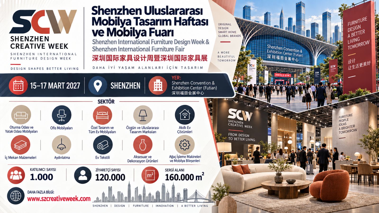 Shenzhen Uluslararası Mobilya Tasarım Haftası ve Mobilya Fuarı
