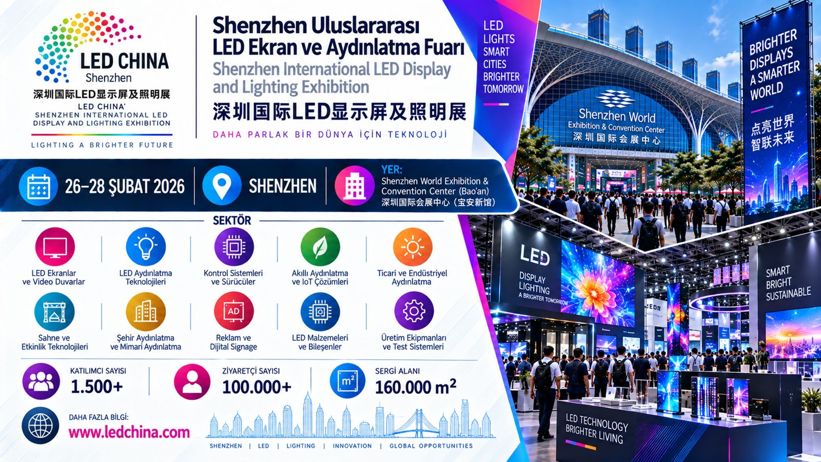 Shenzhen Uluslararası LED Ekran ve Aydınlatma Fuarı