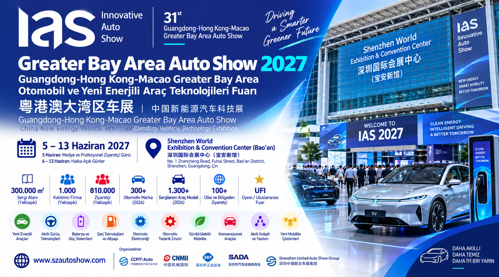 Guangdong-Hong Kong-Macao Greater Bay Area Otomobil ve Yeni Enerjili Araç Teknolojileri Fuarı