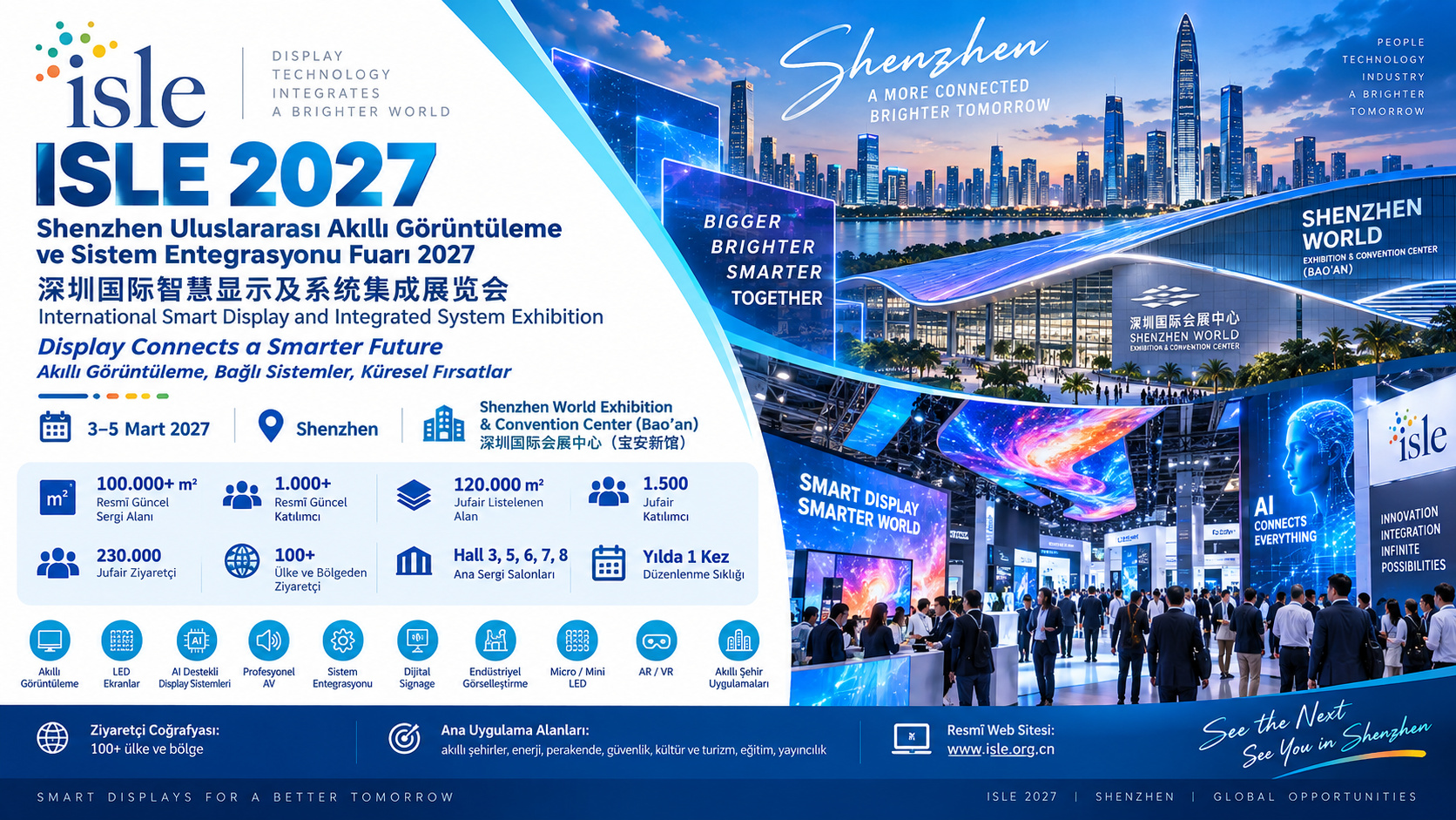 Shenzhen Uluslararası Akıllı Görüntüleme ve Sistem Entegrasyonu Fuarı