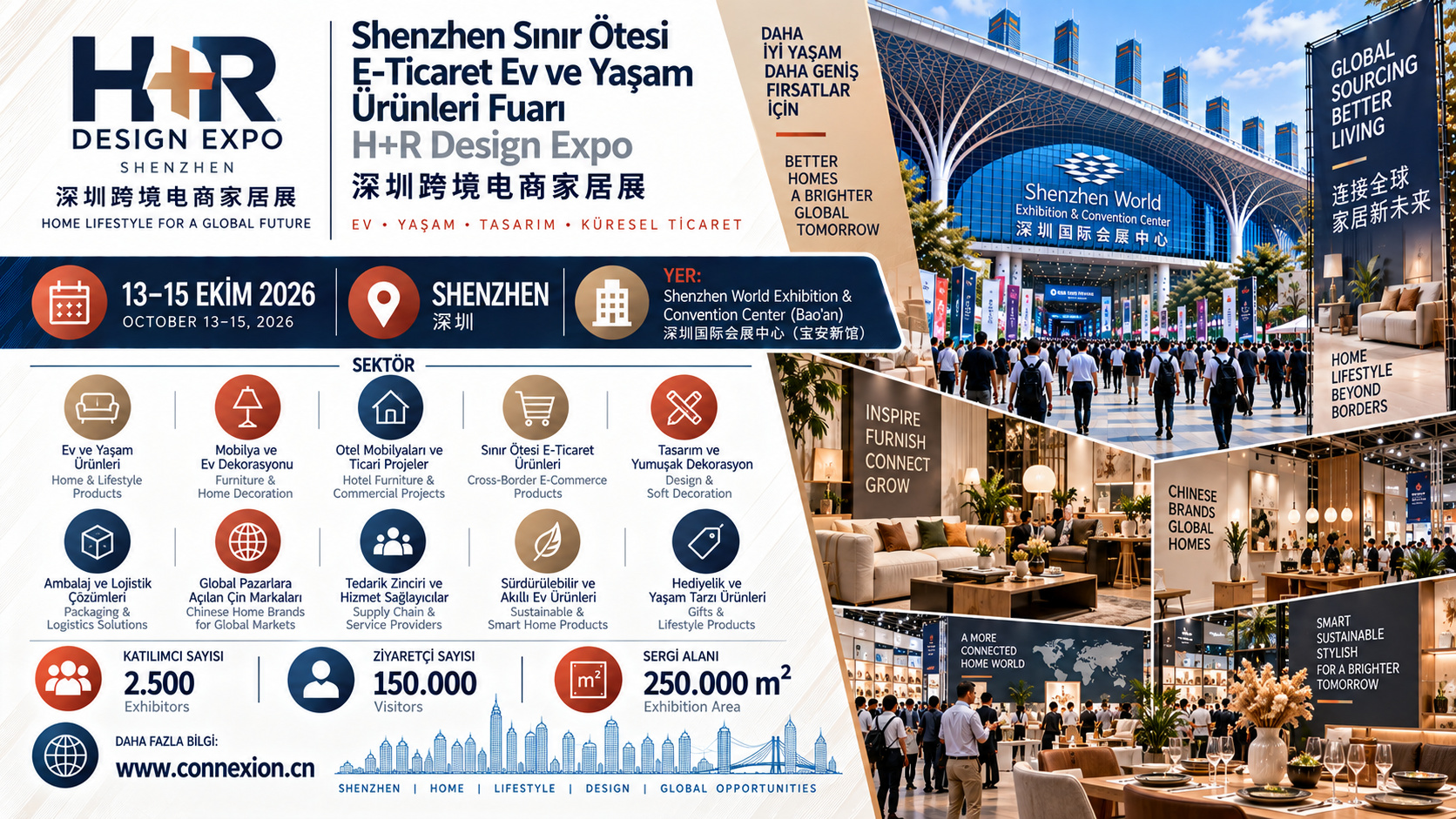 Shenzhen Sınır Ötesi E-Ticaret Ev Ürünleri Fuarı