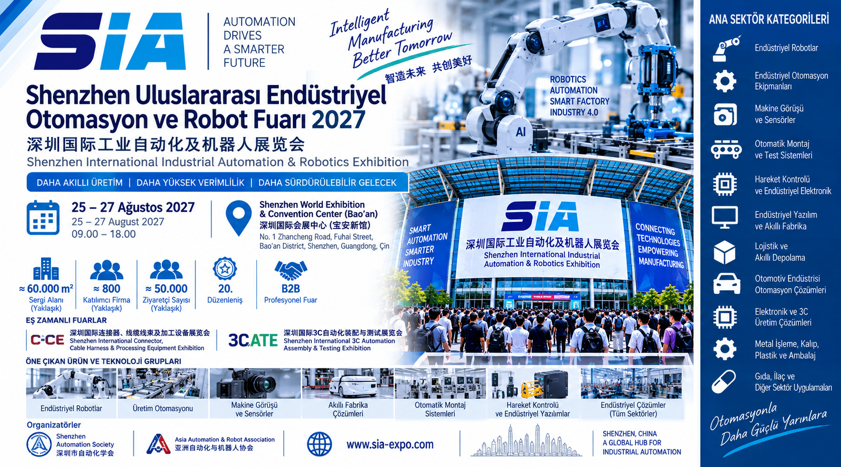 Shenzhen Uluslararası Endüstriyel Otomasyon ve Robot Fuarı