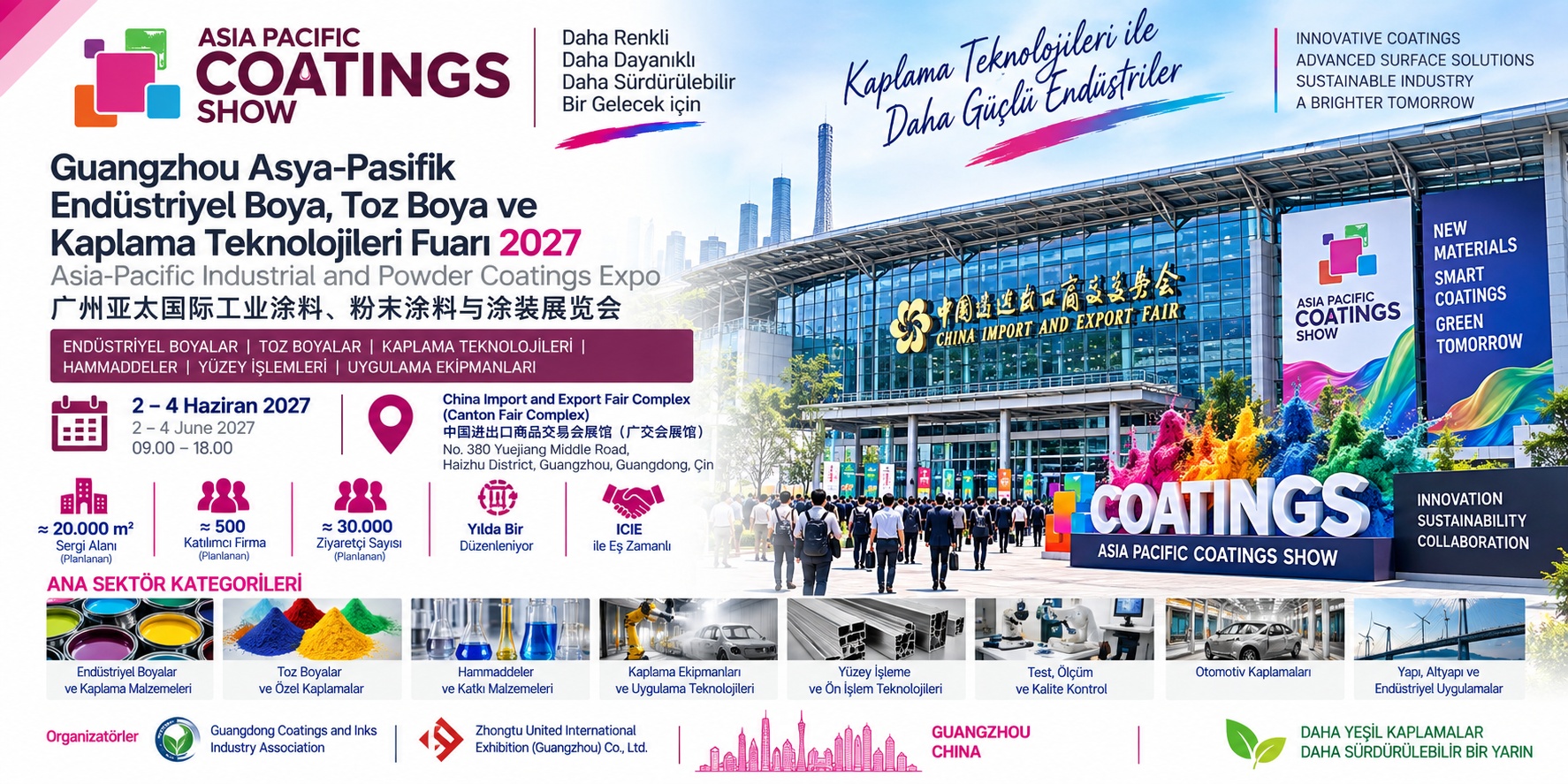 Guangzhou Asya-Pasifik Endüstriyel Boya, Toz Boya ve Kaplama Teknolojileri Fuarı