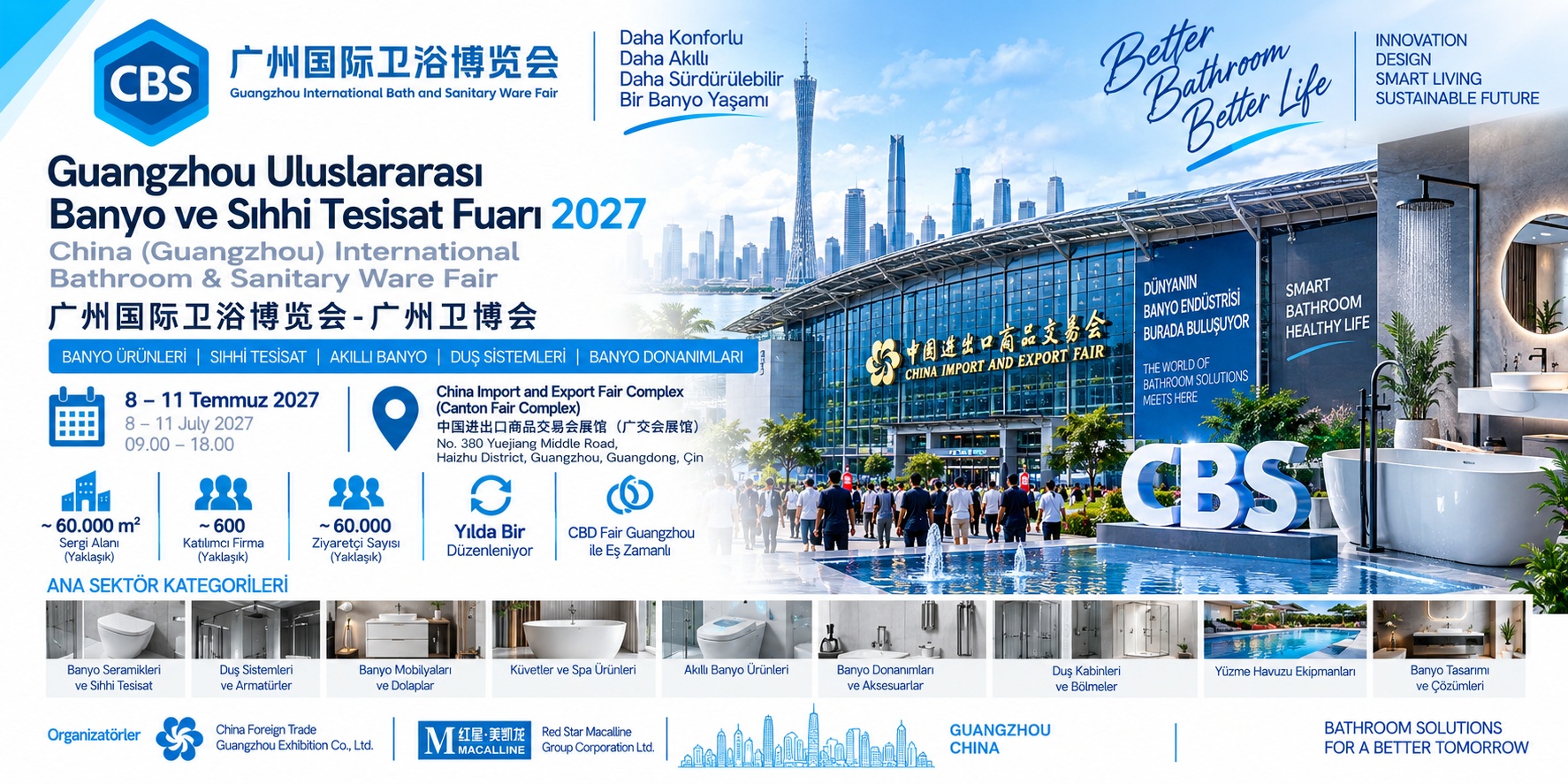 Guangzhou Uluslararası Banyo ve Sıhhi Tesisat Fuarı