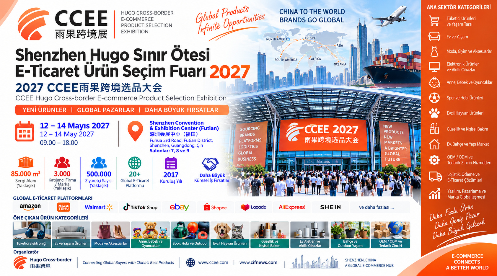 Shenzhen Hugo Sınır Ötesi E-Ticaret Ürün Seçim Fuarı