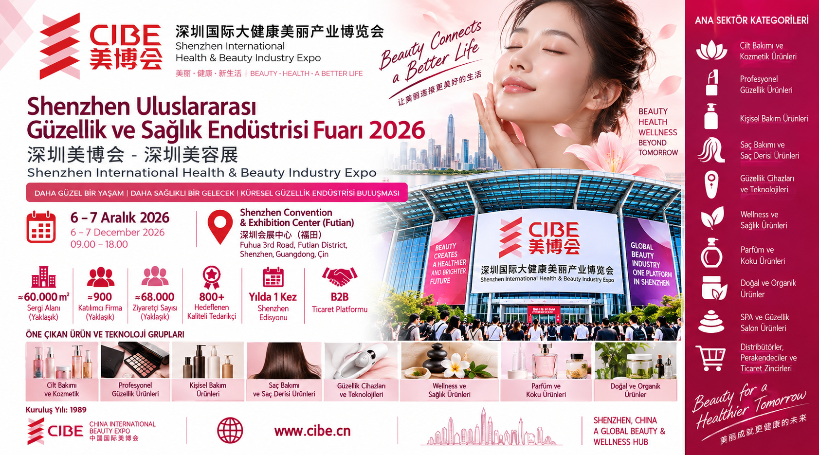 Shenzhen Uluslararası Güzellik ve Sağlık Endüstrisi Fuarı