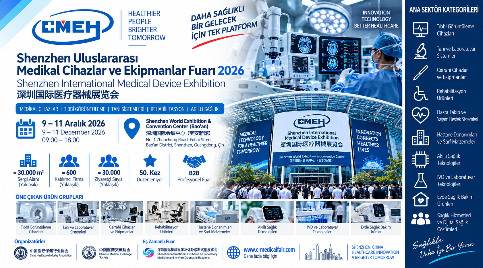 Shenzhen Uluslararası Medikal Cihazlar ve Ekipmanlar Fuarı