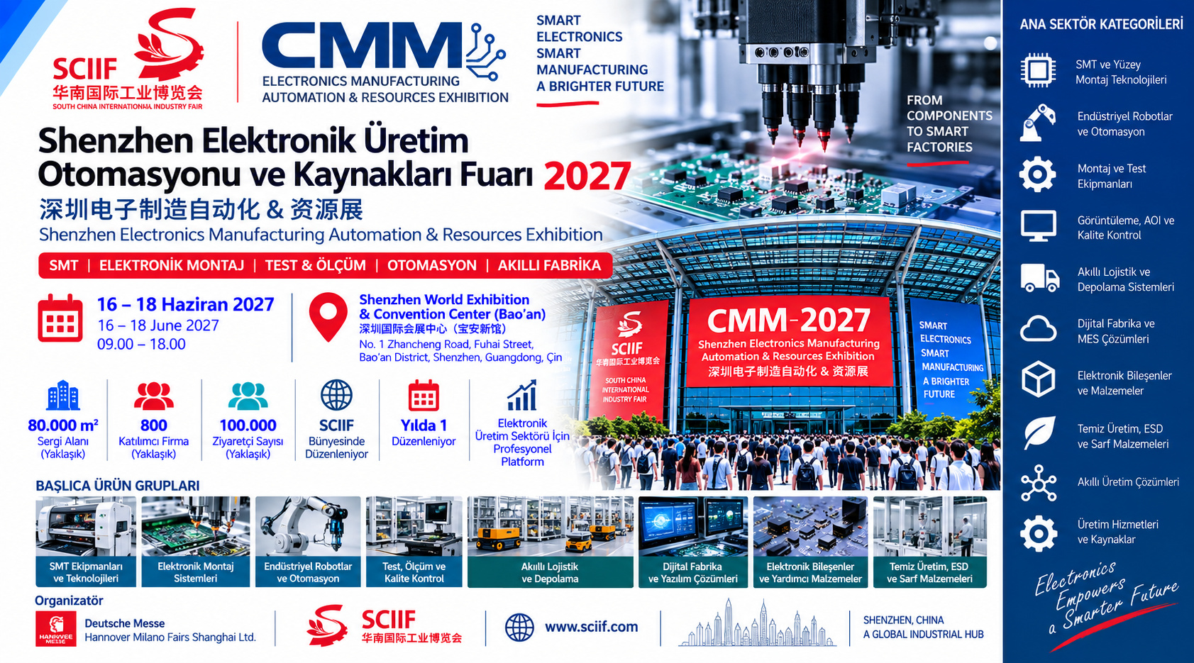 Shenzhen Elektronik Üretim Otomasyonu ve Kaynakları Fuarı