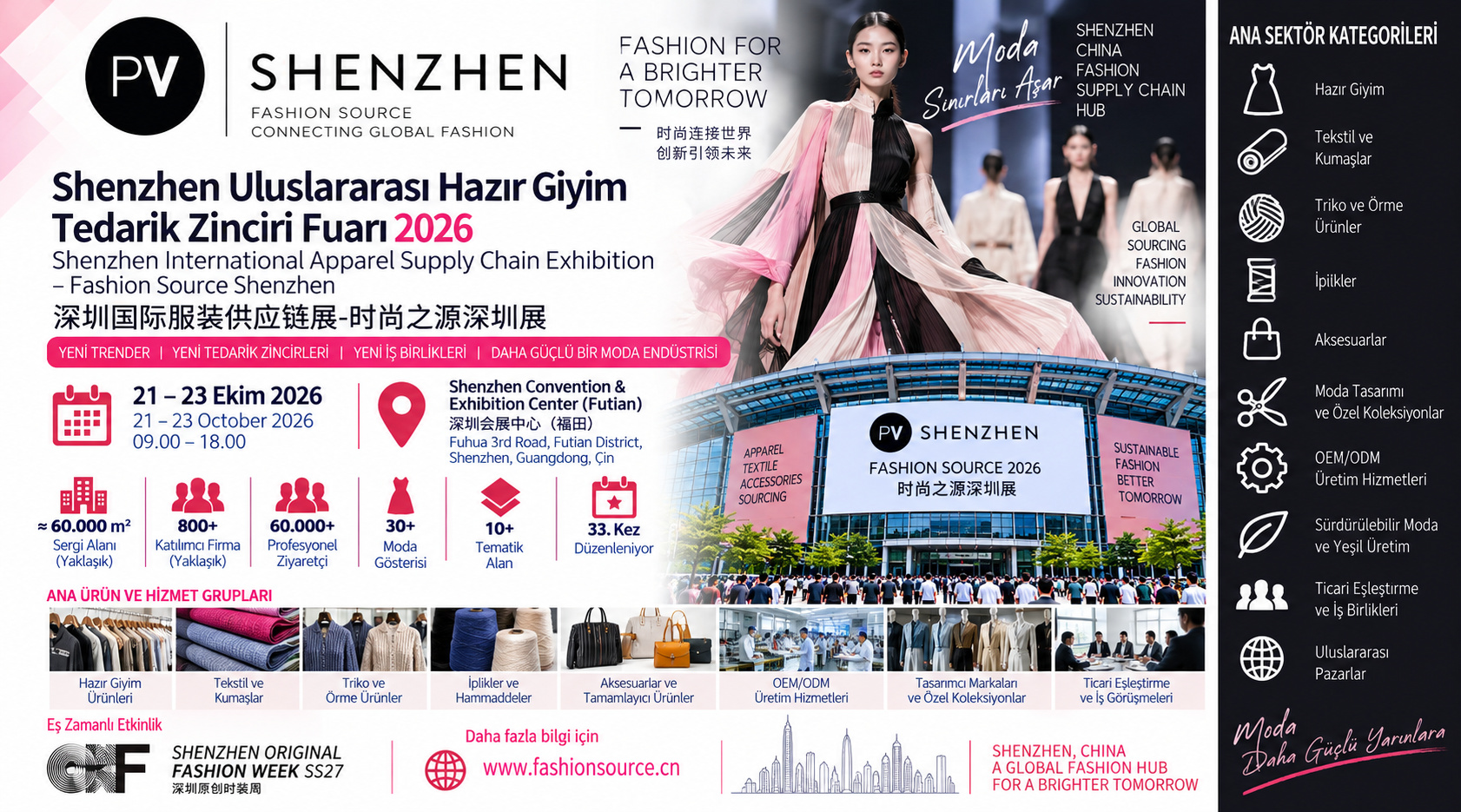 Shenzhen Uluslararası Hazır Giyim Tedarik Zinciri Fuarı