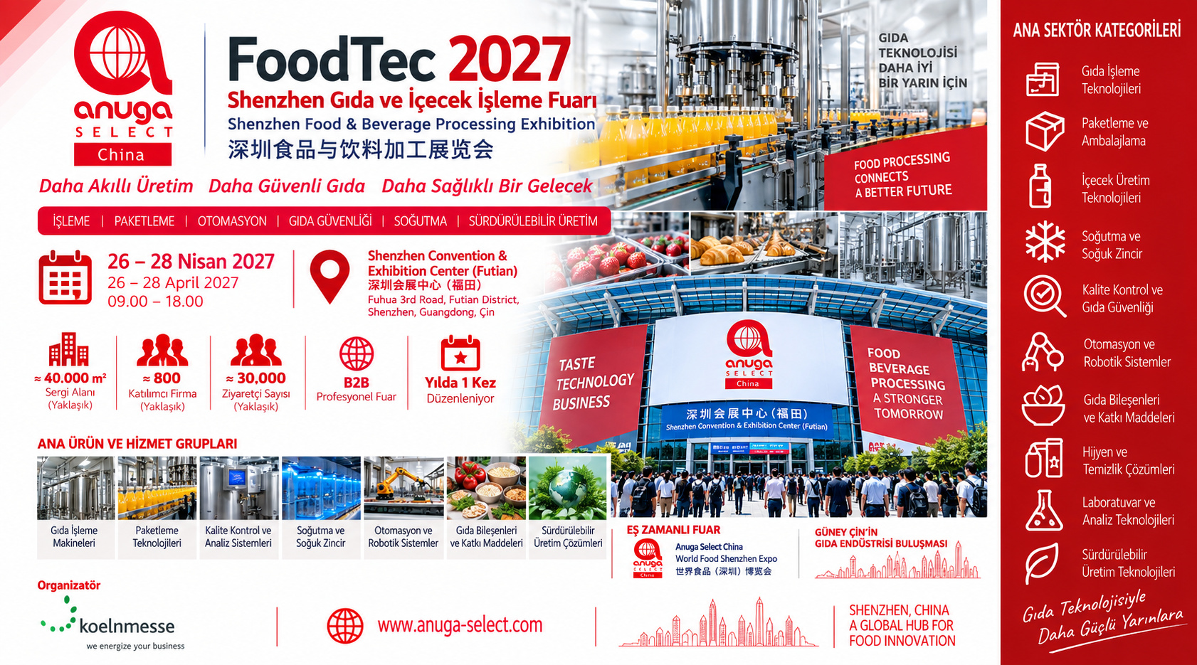 Shenzhen Gıda ve İçecek İşleme Fuarı