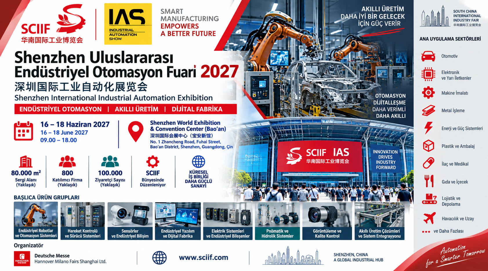 Shenzhen Uluslararası Endüstriyel Otomasyon Fuarı