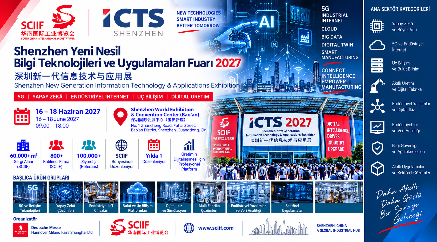 Shenzhen Yeni Nesil Bilgi Teknolojileri ve Uygulamaları Fuarı