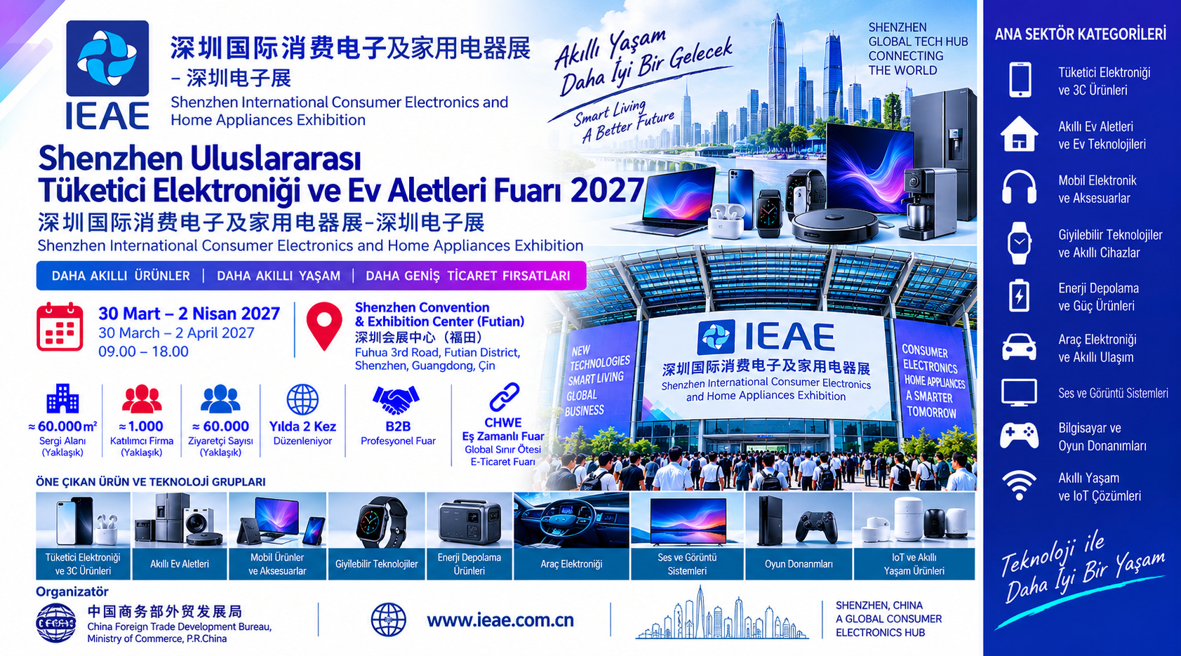 Shenzhen Uluslararası Tüketici Elektroniği ve Ev Aletleri Fuarı