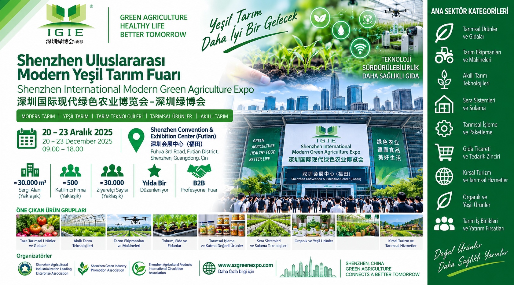 Shenzhen Uluslararası Modern Yeşil Tarım Fuarı