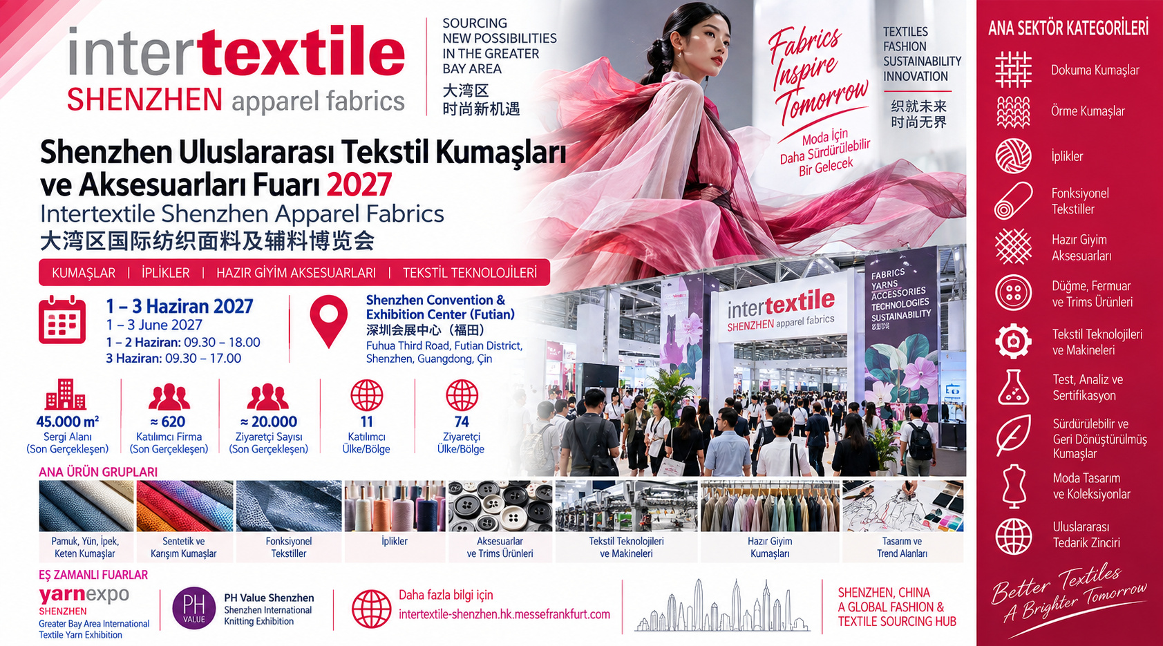 Shenzhen Uluslararası Tekstil Kumaşları ve Aksesuarları Fuarı