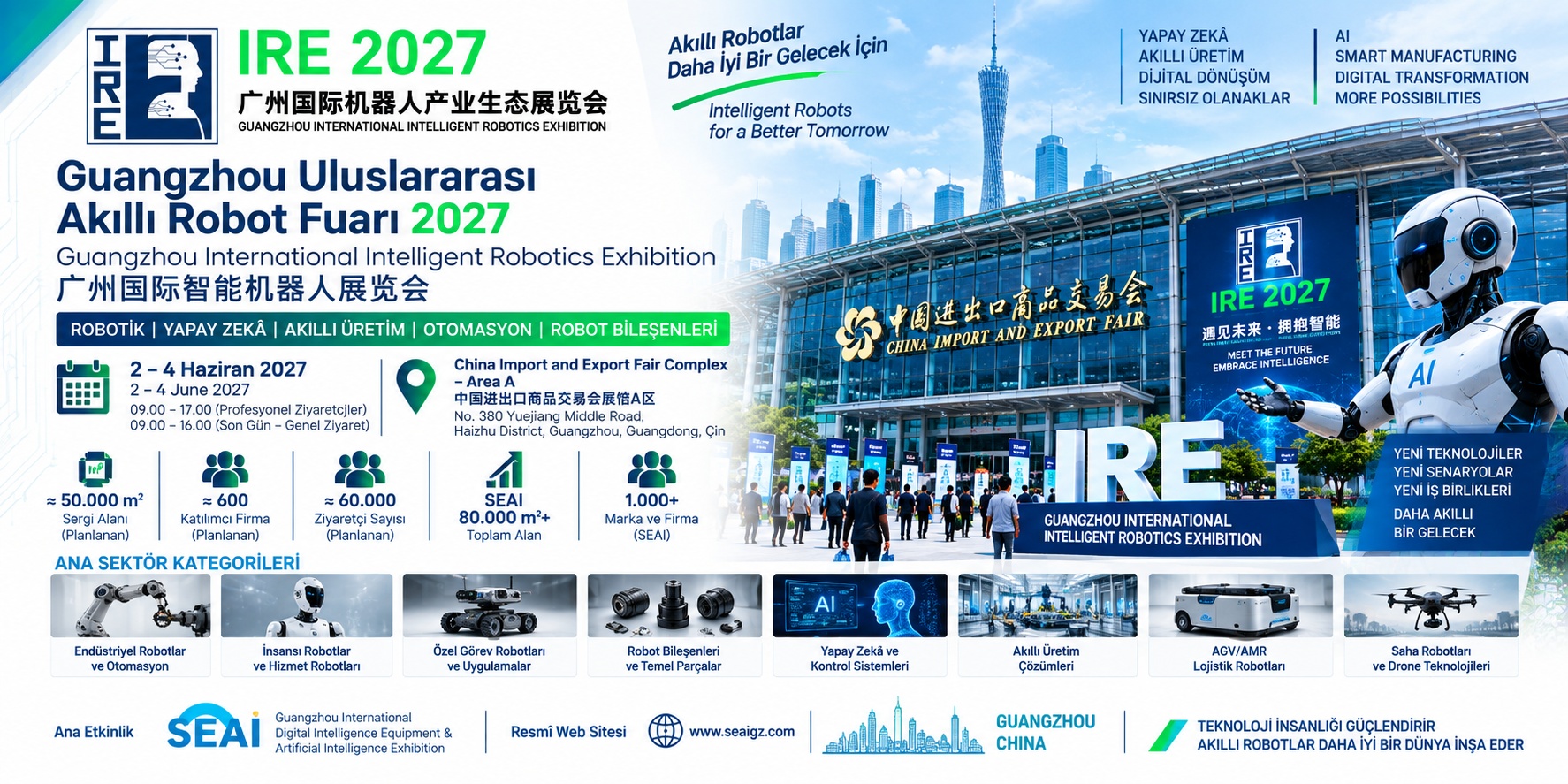 Guangzhou Uluslararası Akıllı Robot Fuarı