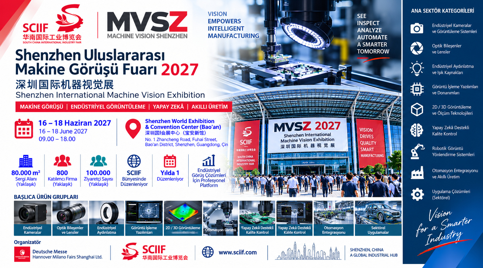 Shenzhen Uluslararası Makine Görüşü Fuarı