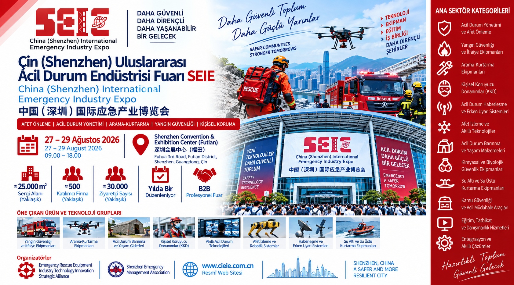 Shenzhen Uluslararası Acil Durum Endüstrisi Fuarı