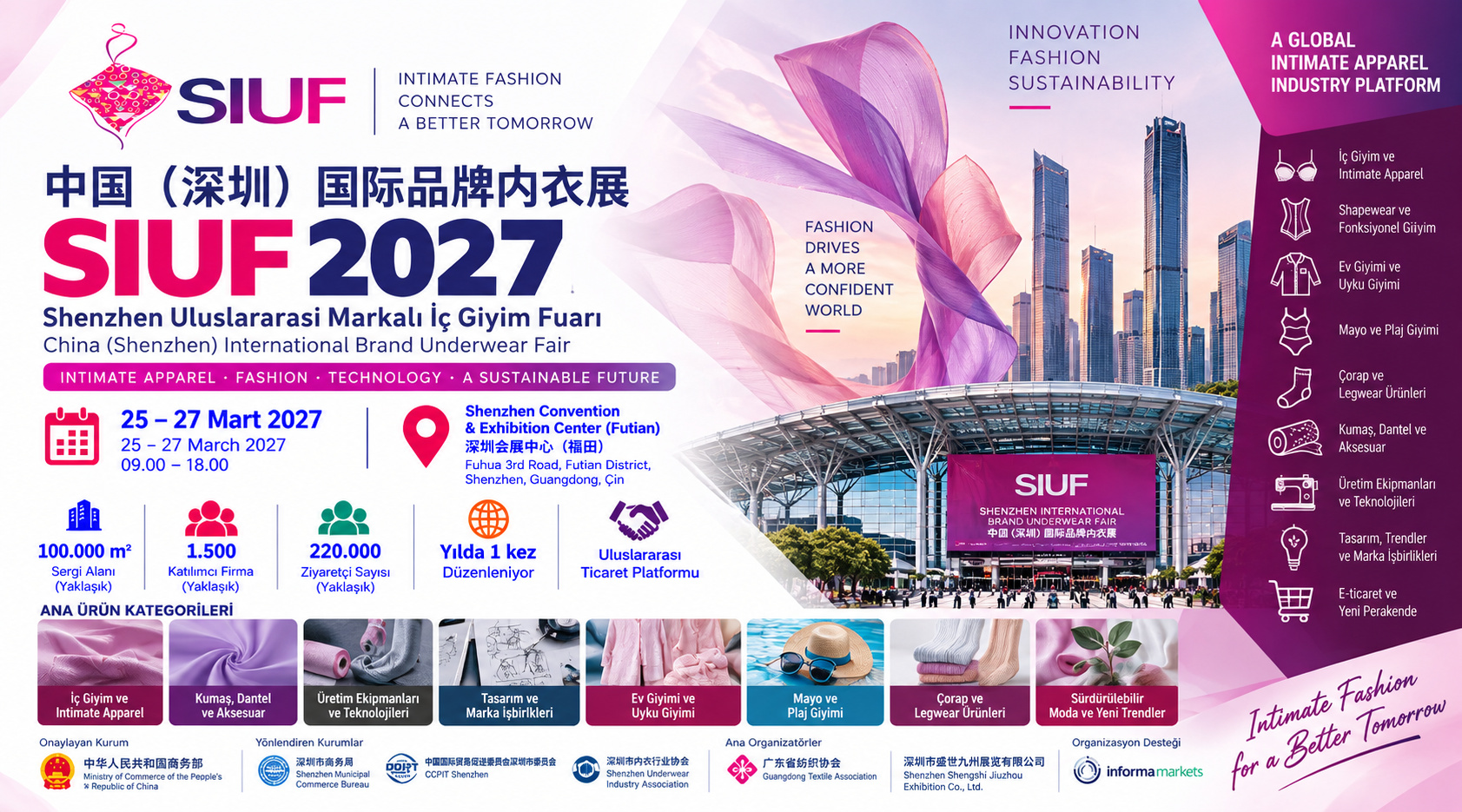 Shenzhen Uluslararası Markalı İç Giyim Fuarı